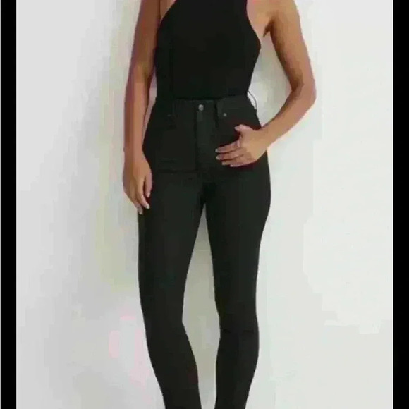 COPY - MADEWELL Womens 9” High Rise Skinny Jeans In Black size 31 - Picture 3 of 5